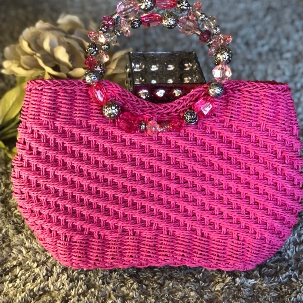 Pink handbag